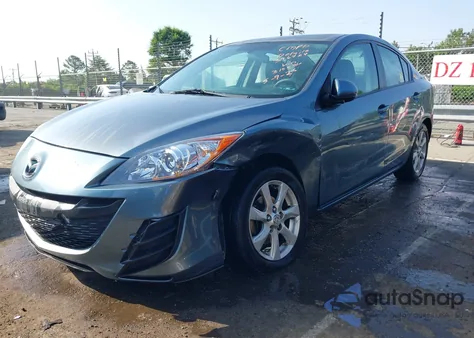 2010 Mazda Mazda3 I Touring z USA, uszkodzony, nr VIN JM1BL1SFXA1315536